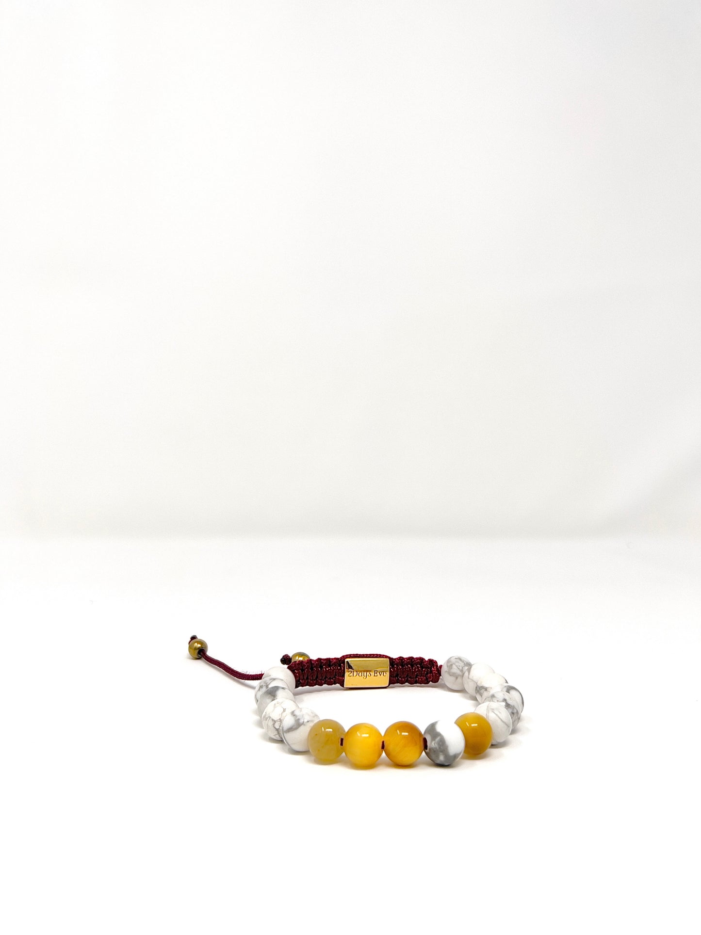 Bracelet With Healing Stones | Honey Marble Bracelet | 2Days Eve