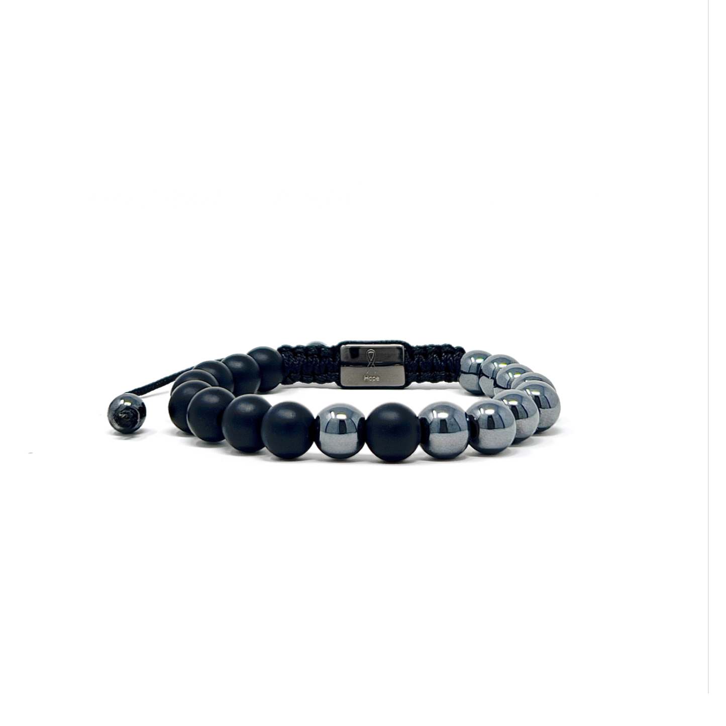 Gray Hematite Bracelet | Skin Cancer Awareness Bracelet | 2Days Eve